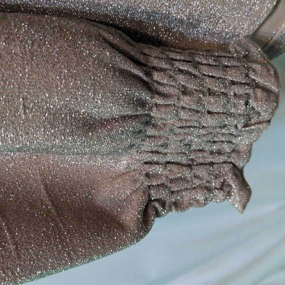 Chloe & Jasmine metallic sparkles shirt size XL - Picture 4 of 11